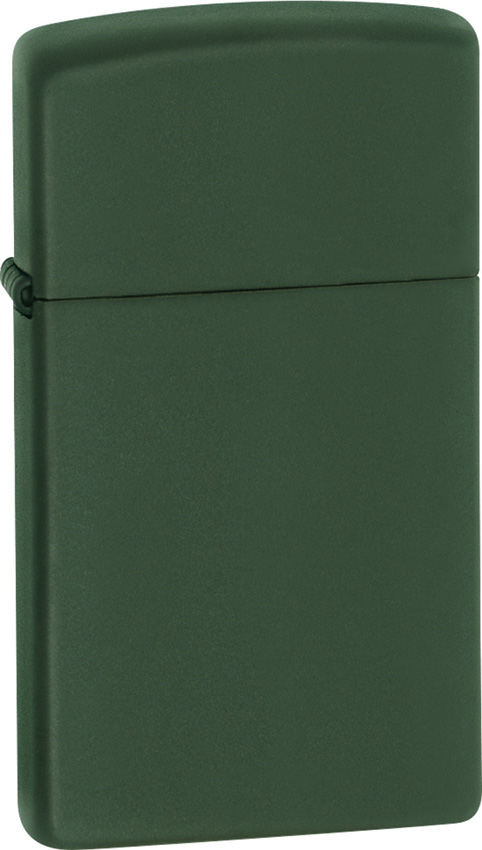 Zippo Slim Lighter Matte Green - ZO13340