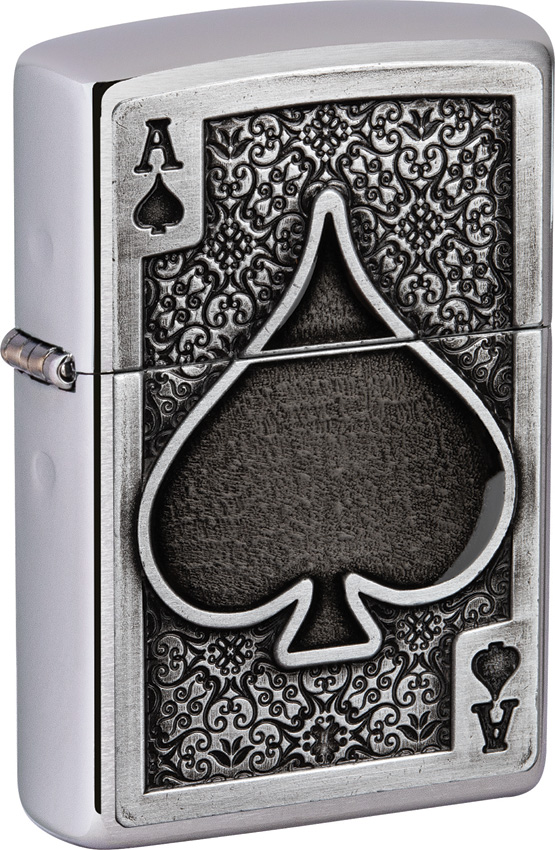 Zippo Ace of Spades Emblem Lighter - ZO70764