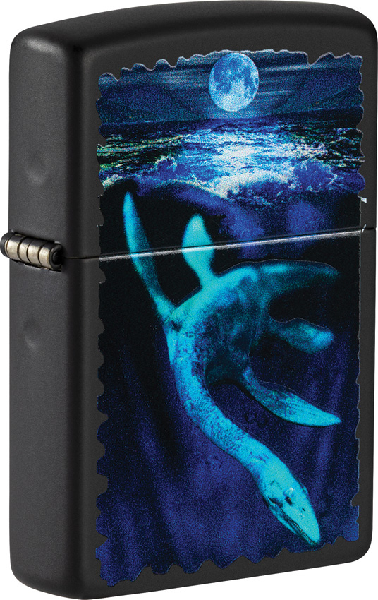 Zippo Black Light Loch Ness Design Lighter - ZO70893