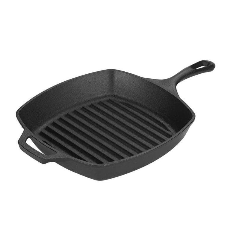 Lodge 10.5 Inch Square Cast Iron Grill Pan
