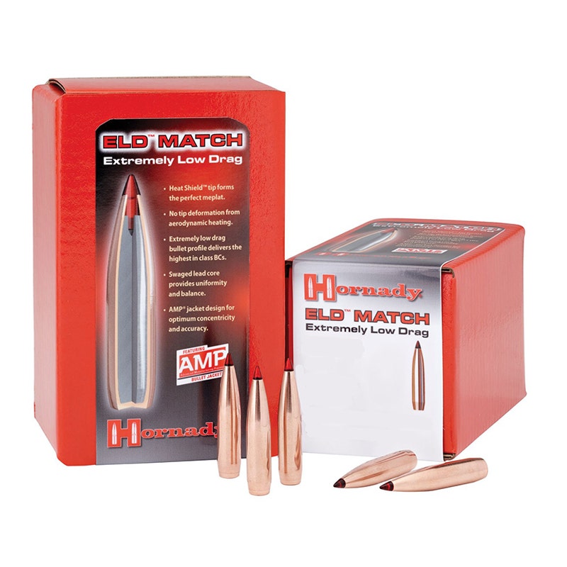 Hornady ELD Match Bullets 6.5mm .264 Dia 147 Gr 100/Box