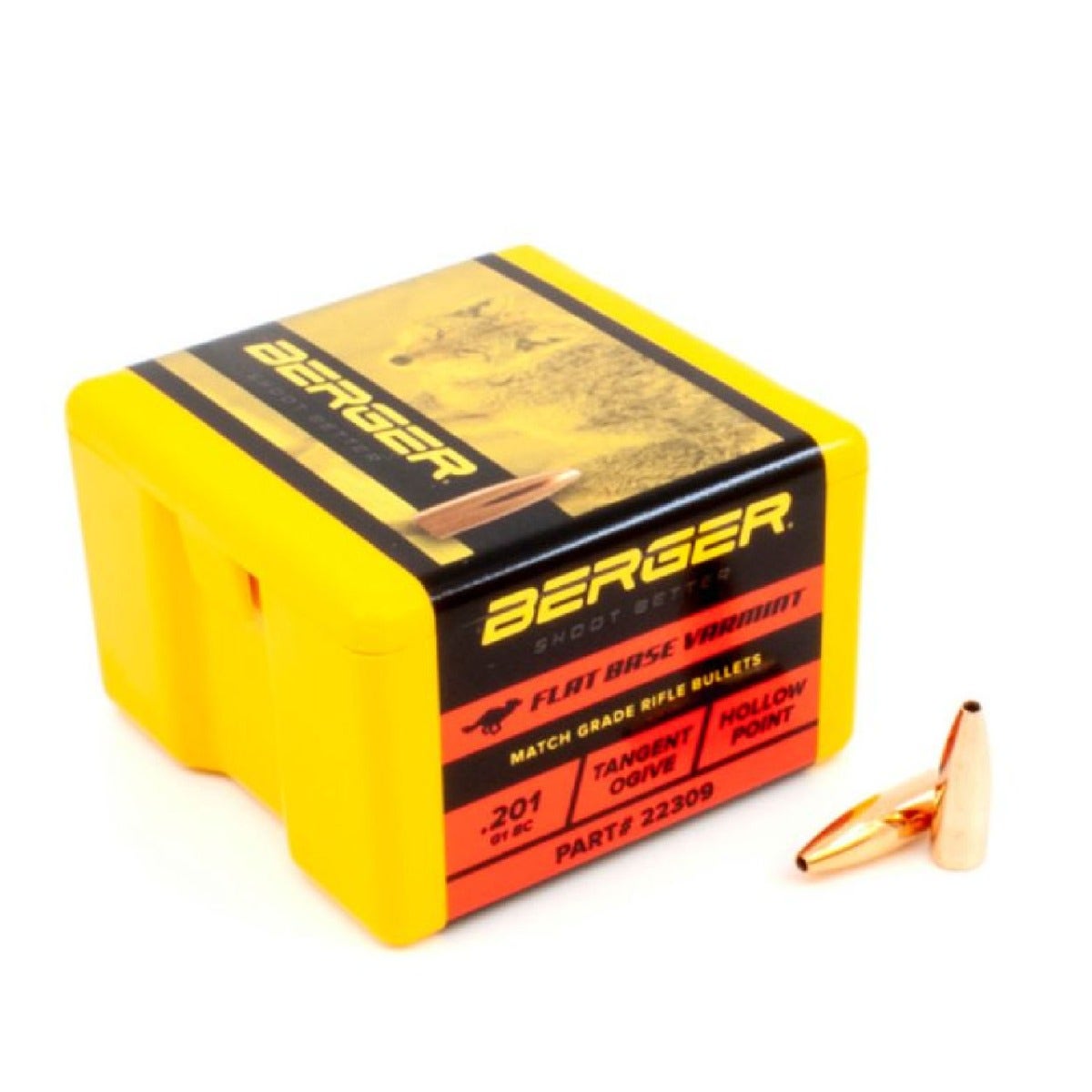 Berger Varmint Bullet 22 Cal. 52 Gr. FBHP