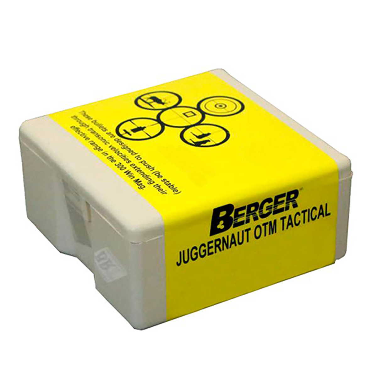 Berger Tactical Bullet 30 Cal 185 Gr Juggernaut OTM Tactical 100/Box