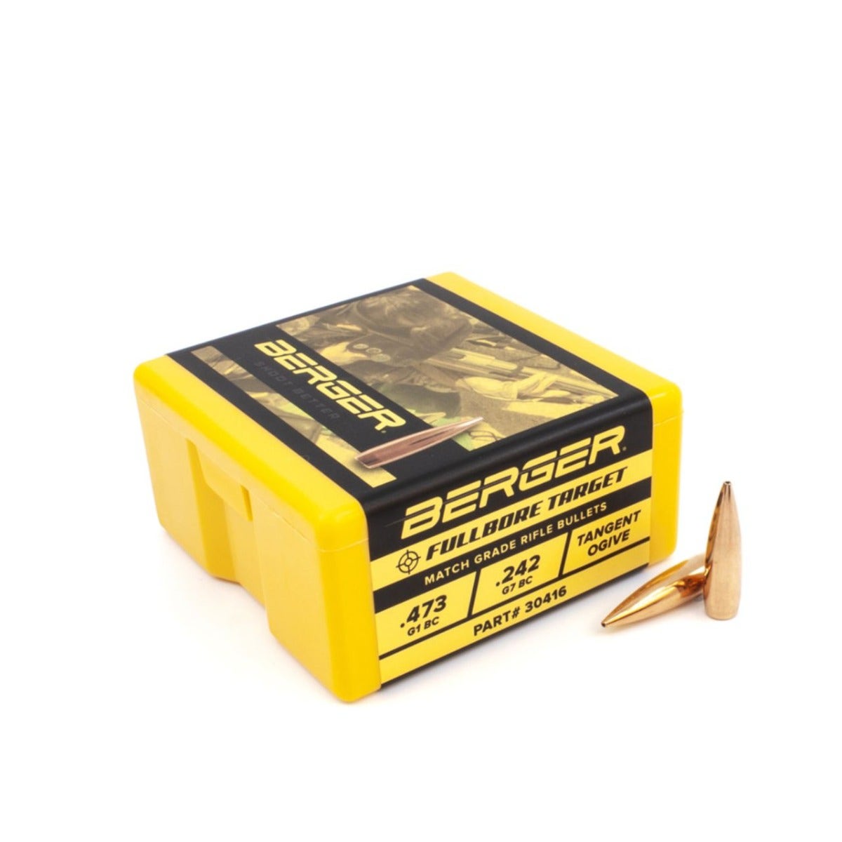 Berger Target Bullet .30 Cal. 155.5 Gr. LRBTHP