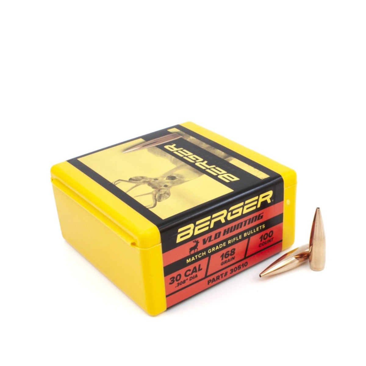 Berger Hunting Bullet 30 Cal. 168 Gr. VLD