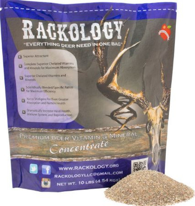 Rackology's "CRATER MAKER" Premium Deer Vitamin/Mineral Concentrate 5lb Bag