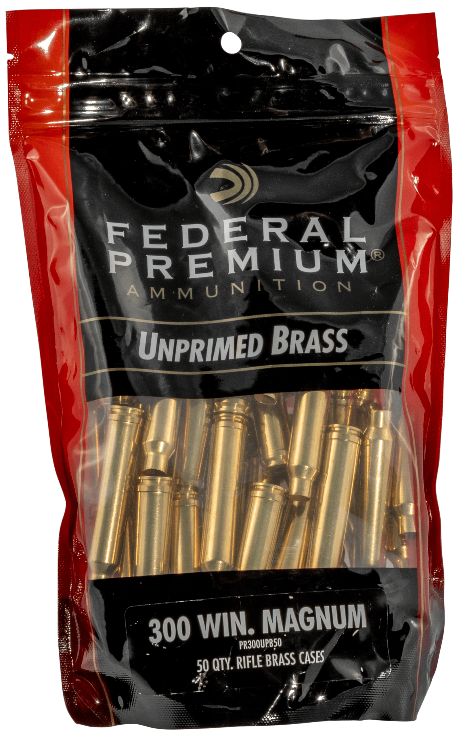 Federal Gold Medal, Fed Pr300upb50     Gm 300win Unp Bagged Brass  50