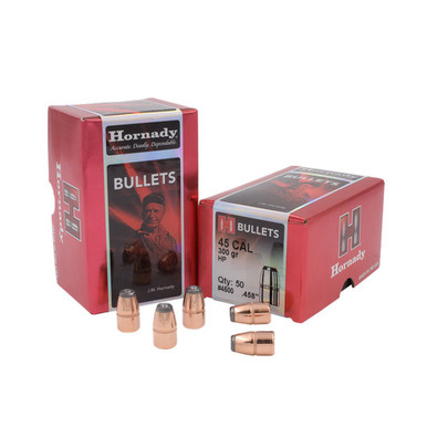 Hornady InterLock .45 Cal 300 gr HP Bullets-50cnt