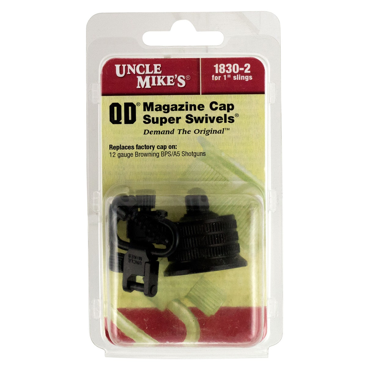Uncle Mikes Magazine Cap Swivel Set for 12 Gauge Browning BPS/A5