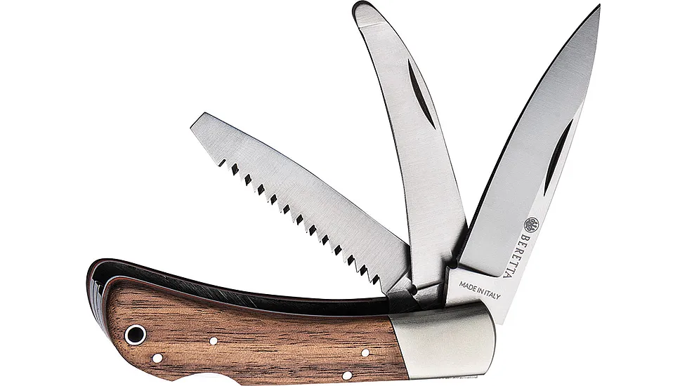 Beretta Duiker Three Blade Lockback Folding Knife