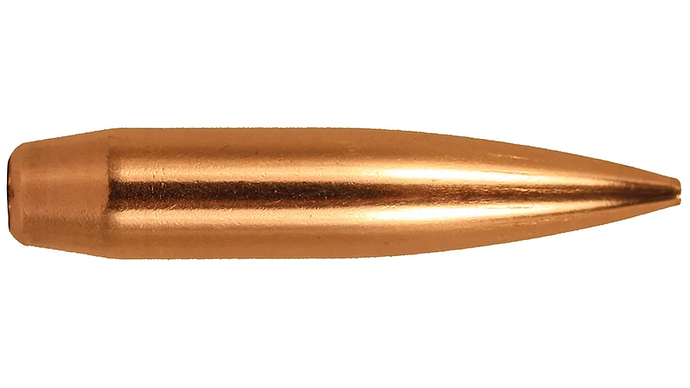 Berger Target 6mm Caliber 108 Grain Boat Tail Rifle Bullets