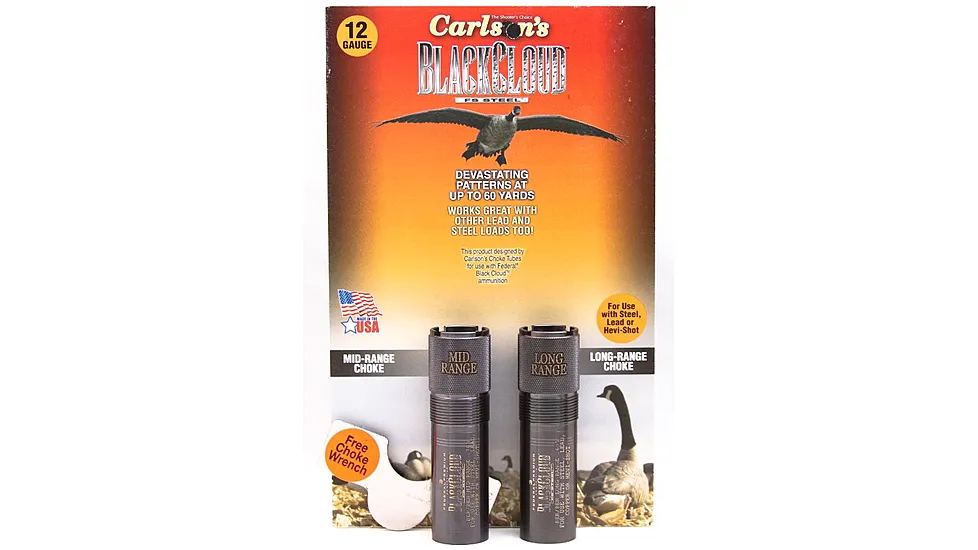 Carlson's Choke Tubes Black Cloud Beretta/Benelli Mobil 12ga 2 Pack, MR & LR: