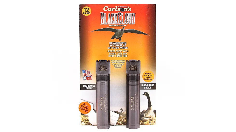 Carlson's Choke Tubes Black Cloud Browning Inv DS 12ga 2 Pack, MR & LR: