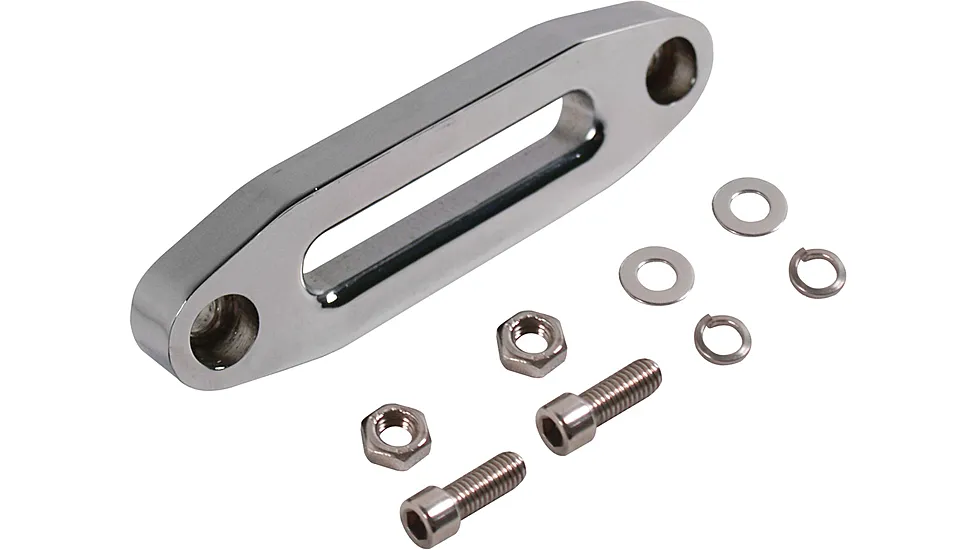 Extreme Max 5600.3096 Magna Polished Aluminum Universal ATV / UTV Hawse Fairlead For Synthetic Rope