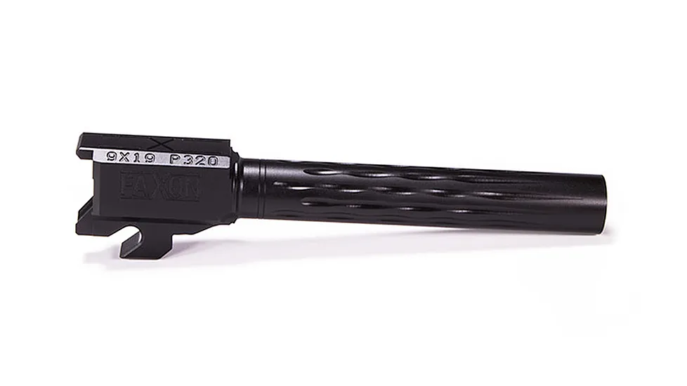 Faxon Firearms Sig Sauer P320 Full Size 9mm Flame Fluted Non-Threaded Pistol Barrel