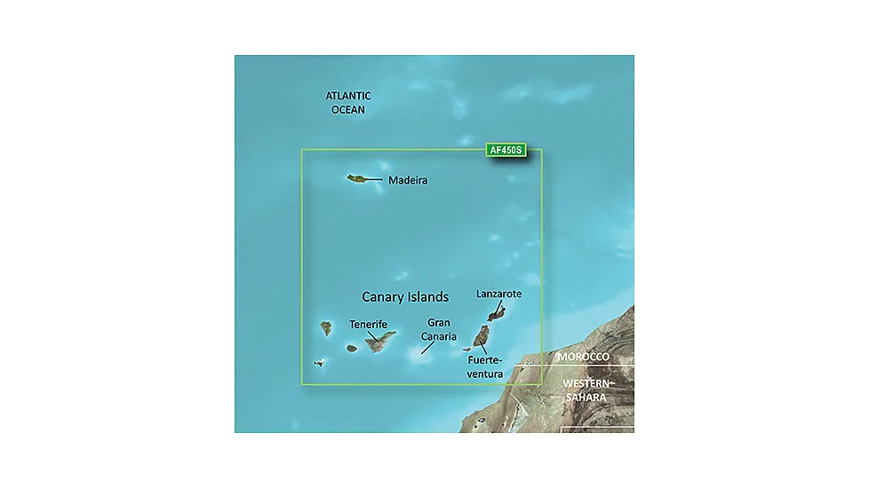 Garmin On The Water GPS Cartography BlueChart g2 Vision: Africa Small Map