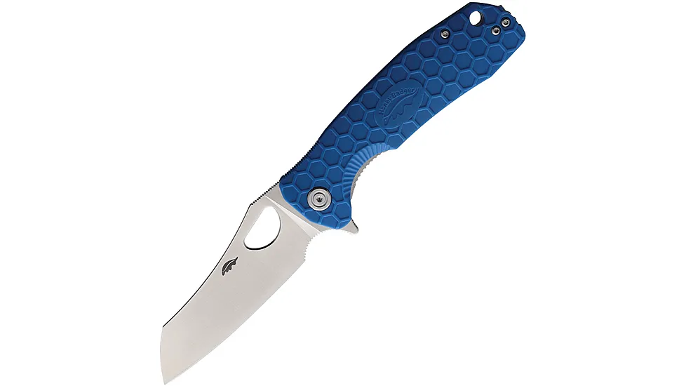Honey Badger Knives Lg Warncleaver Linerlock Blue