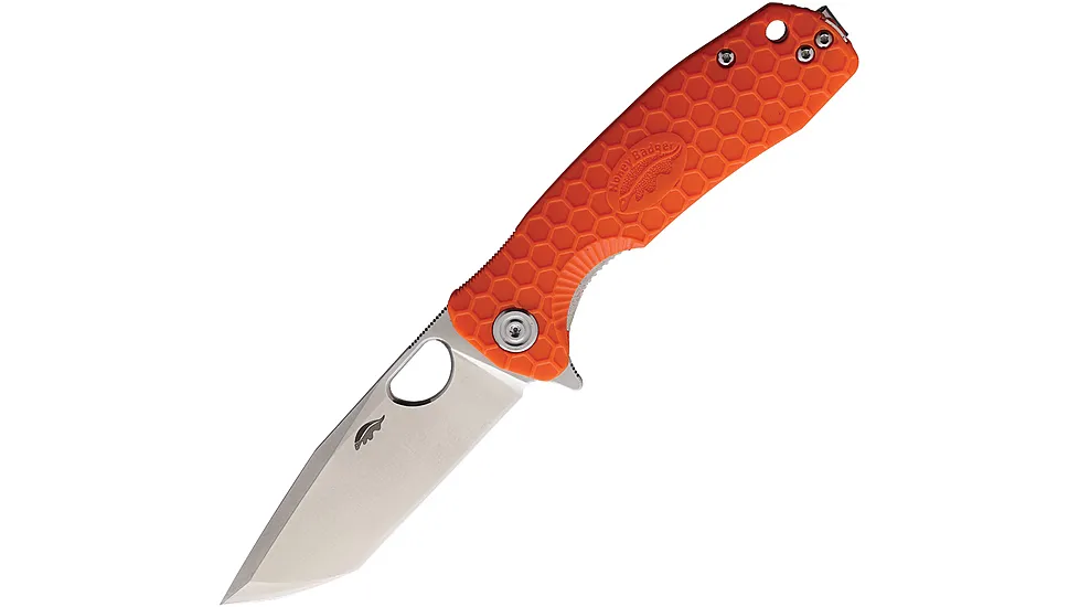 Honey Badger Knives Medium Linerlock Tanto Orange