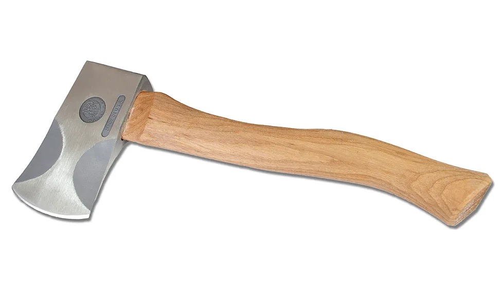 Knives of Alaska S-7 Hunters Hatchet, American Red Hickory Handle