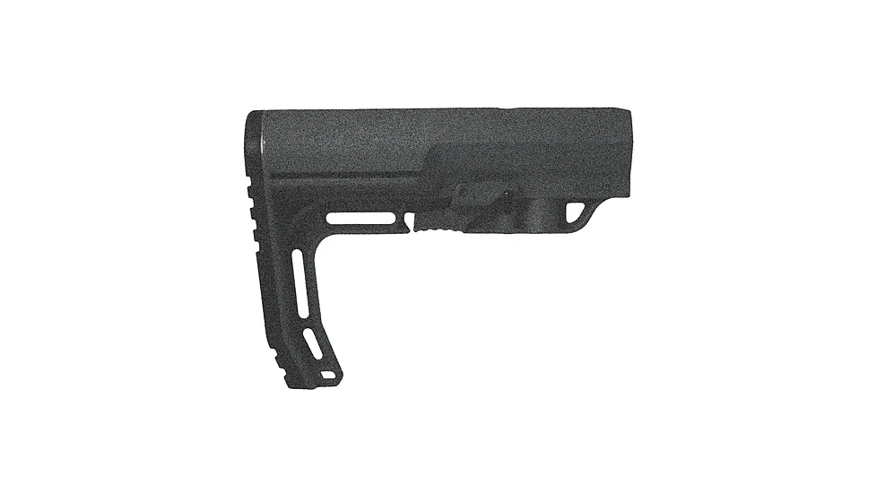 Mission First Tactical Battlelink Minimalist Stock Military For Mil Spec Size 1.148 Diameter Receiver Extensions Gray BMSMILGY