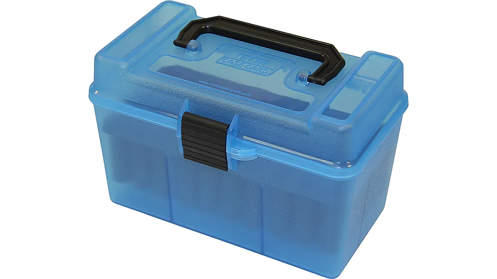 MTM H50 Ammunition Box .264 to .458 Winchester Magnum Blue H50-R-MAG-24