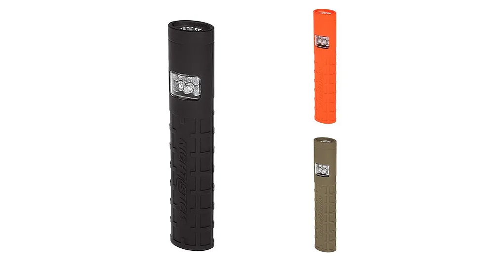 Nightstick Dual-Switch Dual-Light 2AAA Flashlight