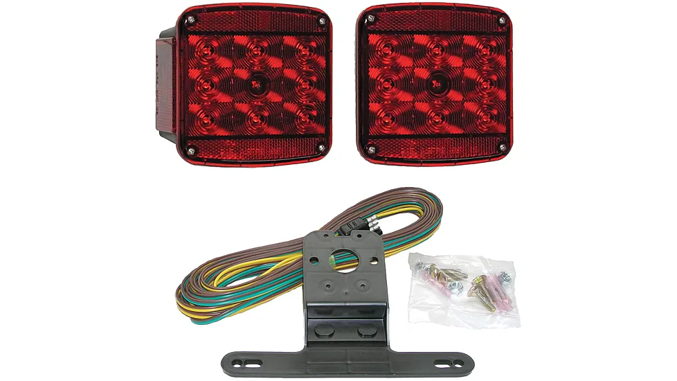 Peterson V941 Led Under 80" Wide Trailer Rear Light Kit