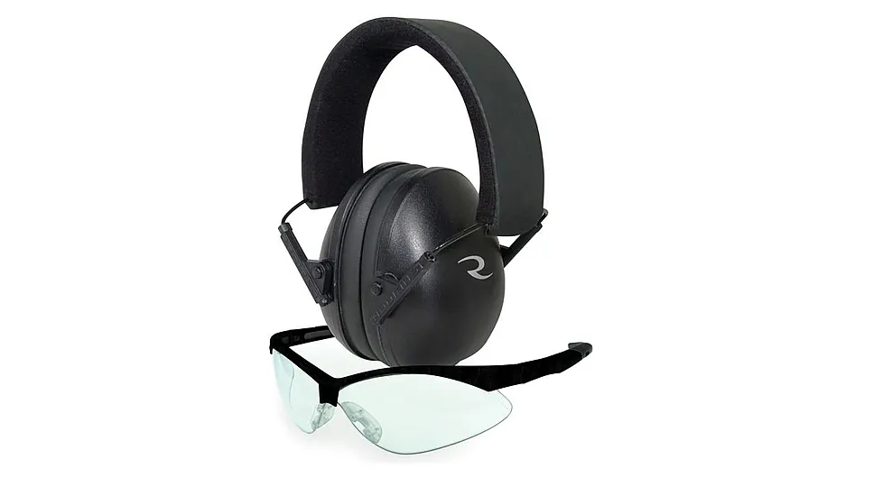 Radians LS0100CKCS G4 Junior Shooting Glasses Clear Lens Black Frame Includes Lo