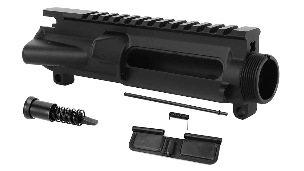 TacFire UP01C AR-15 Stripped Upper Receiver Black Hardcoat Anodized