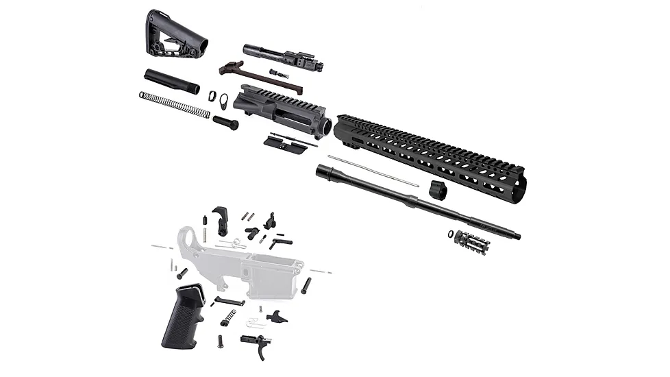 Tiger Rock 5.56mm AR-15 Barrel BCG LPK and Rogers Stock