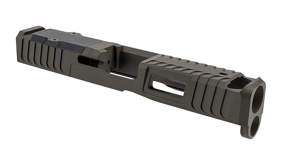 Zaffiri Precision ZPS.B.19.G5.OD ZPS.IBS Custom Slide Fits Glock 19 Gen 5 OD Gre