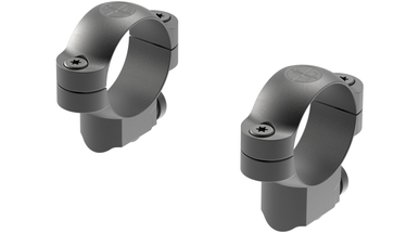 Leupold Ruger M77 Ring Mounts - 30mm Medium Matte Black