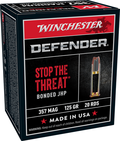 Winchester Supreme Elite 357 Magnum 125 gr Bonded Jacket Hollow Point Per 20