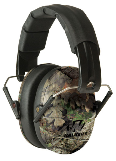 Walkers Game Ear Pro Low Profile 22 dB Folding Passive Ear Muffs - Mossy Oak