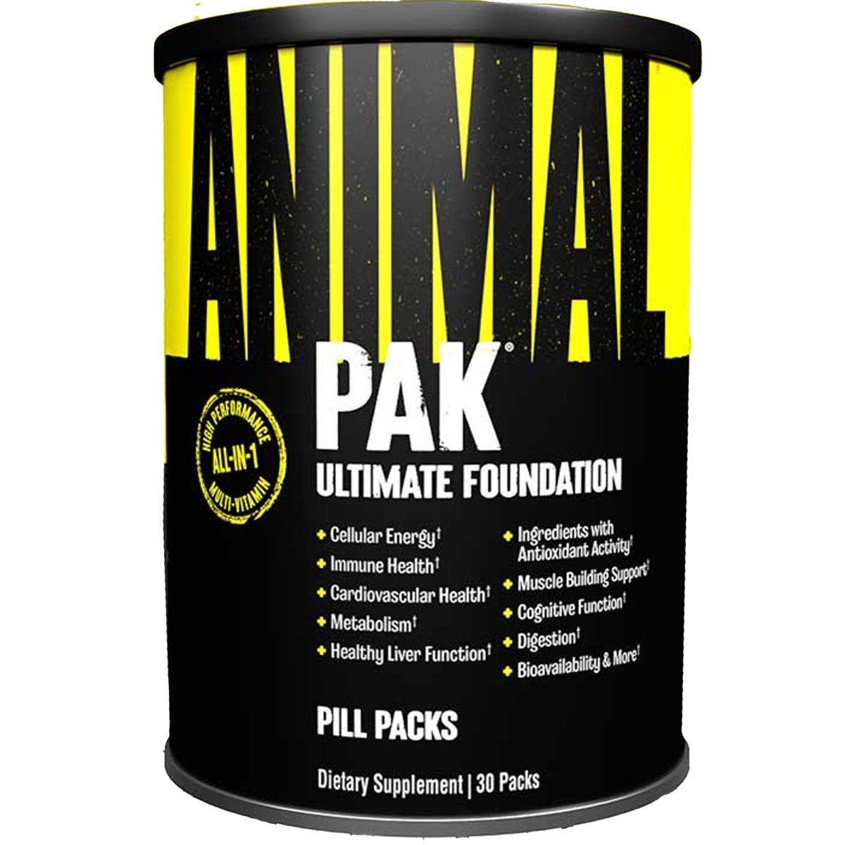 Universal Nutrition Animal Pak Multi-vitamins, Available in 15, 30, and 44 packs
