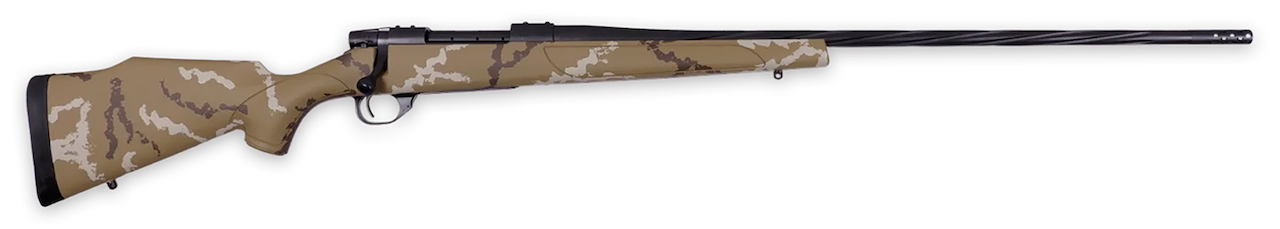 Weatherby Vanguard Outfitter 7mm Rem Rifle 24" Tan/Brown/White VHH7MMRR6B