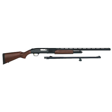 Mossberg 500 Field/Deer Combo Pump 12 Gauge 28"/ 24" Wood Stock Blued