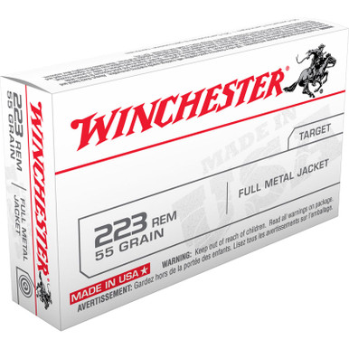 Winchester USA223R1 USA 223 Rem 55 GR FMJ 20 Rounds