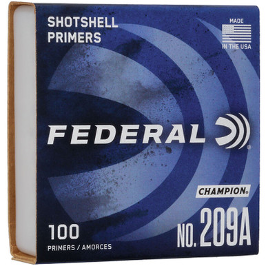 FEDERAL 209A  SHOTSHELL PRIMER 100 CT.