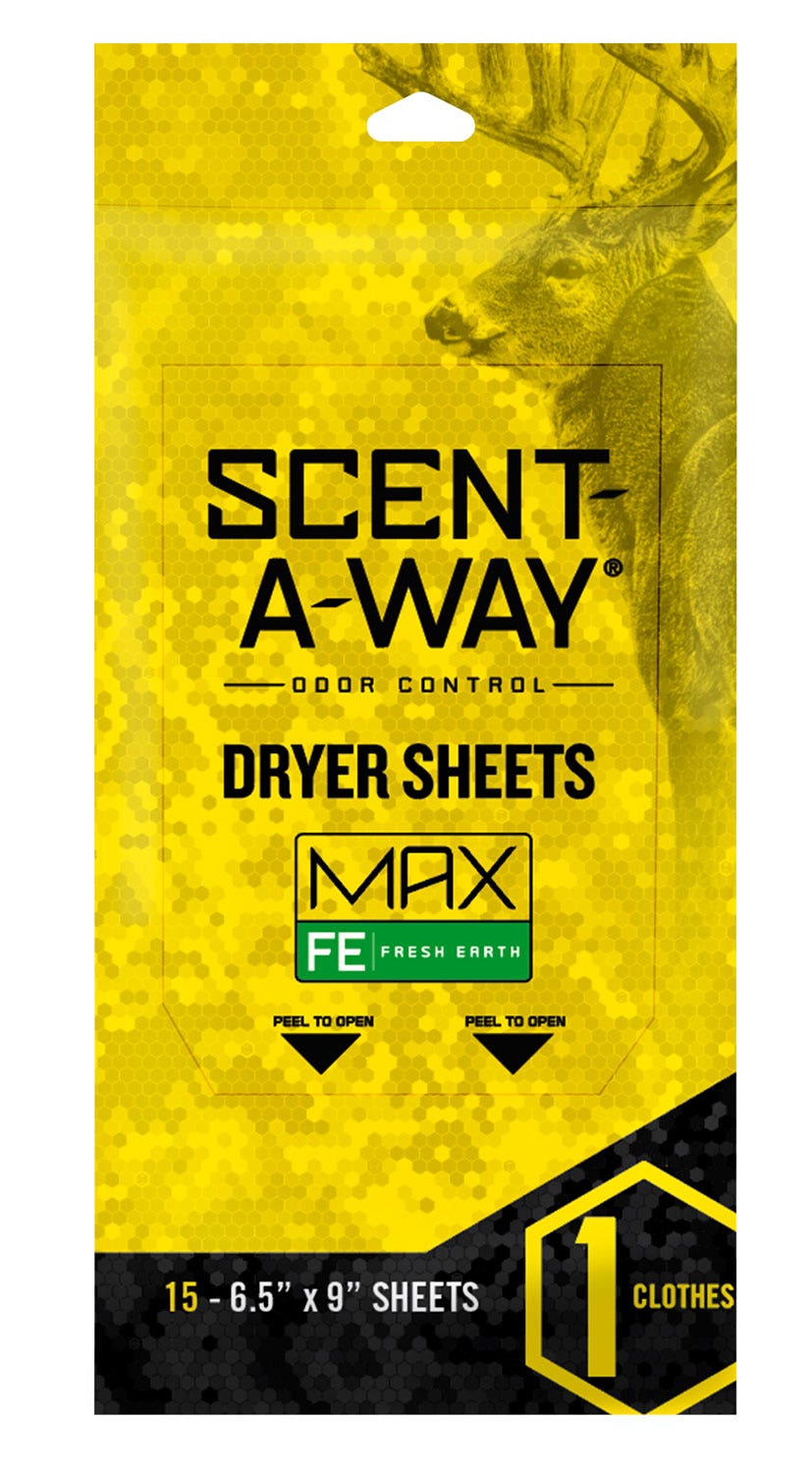 Hunters Specialties Scent-A-Way MAX Fresh Earth Dryer Sheets