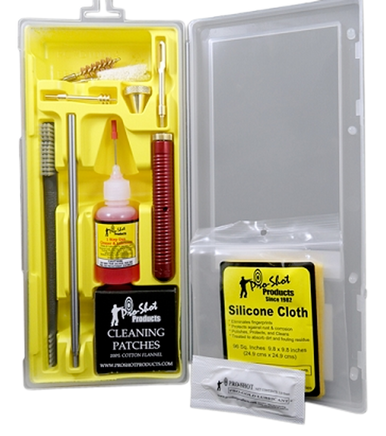 Pro-Shot Micro Polished Classic Pistol Box Cleaning Kit .38/.357/9mm Calibers