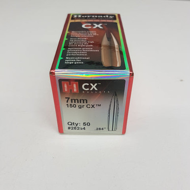 Hornady CX 7mm 150 gr Bullets-50cnt