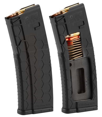 Hexmag HX1030AR15S2BLK AR-15 5.56x45mm 10Rnd Black PolyHex2 Composite Series 2 Magazine