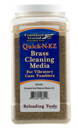 Frankford Arsenal 881538 Untreated Walnut Hull Brass Cleaning Media-5lb