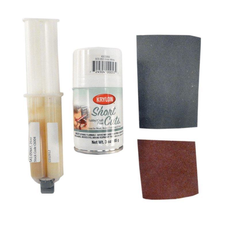 S.R. Smith - Acrylic Pool Slide Repair Kit, White