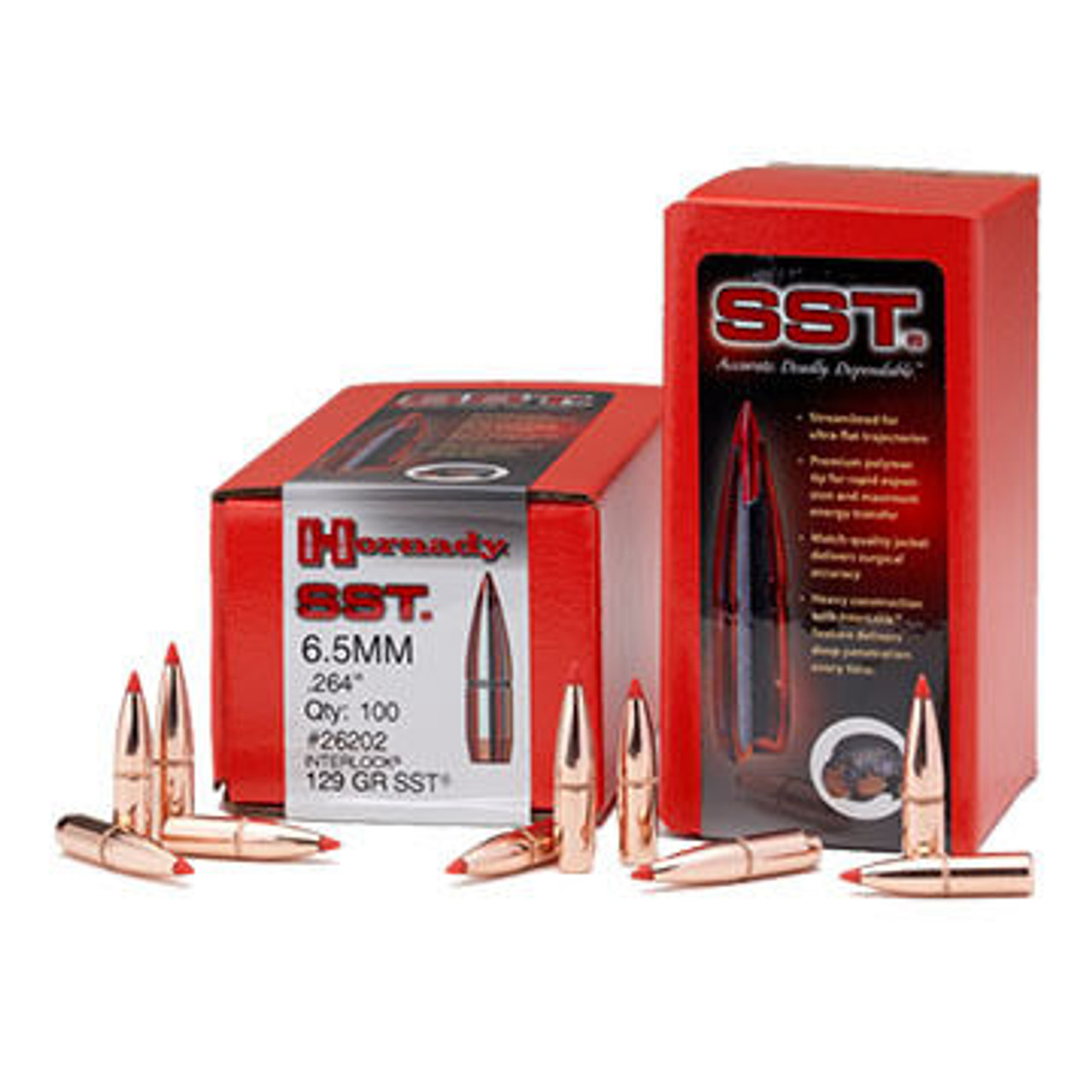 Hornady SST 7mm 139 Grain .284" Polymer Tip Rifle Bullet (100)