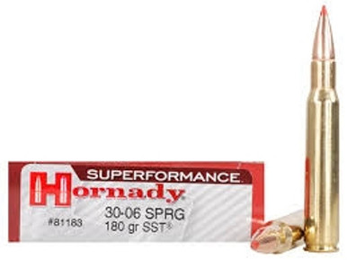 Hornady Superperformance .30-06 Springfield 180gr SST 20Rnd Rifle Ammunition