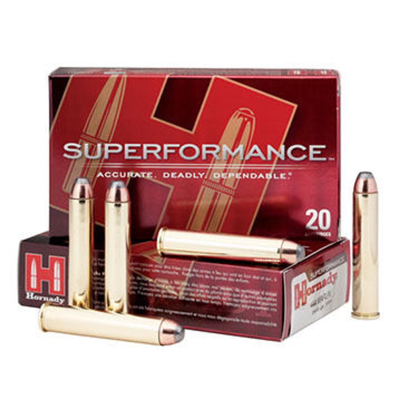 Hornady Superformance 444 Marlin 265 Grain InterLock FP Rifle Ammo (20)