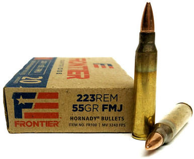 Frontier Cartridge .223 Remington 55gr Full Metal Jacket 20Rnd Rifle Ammunition