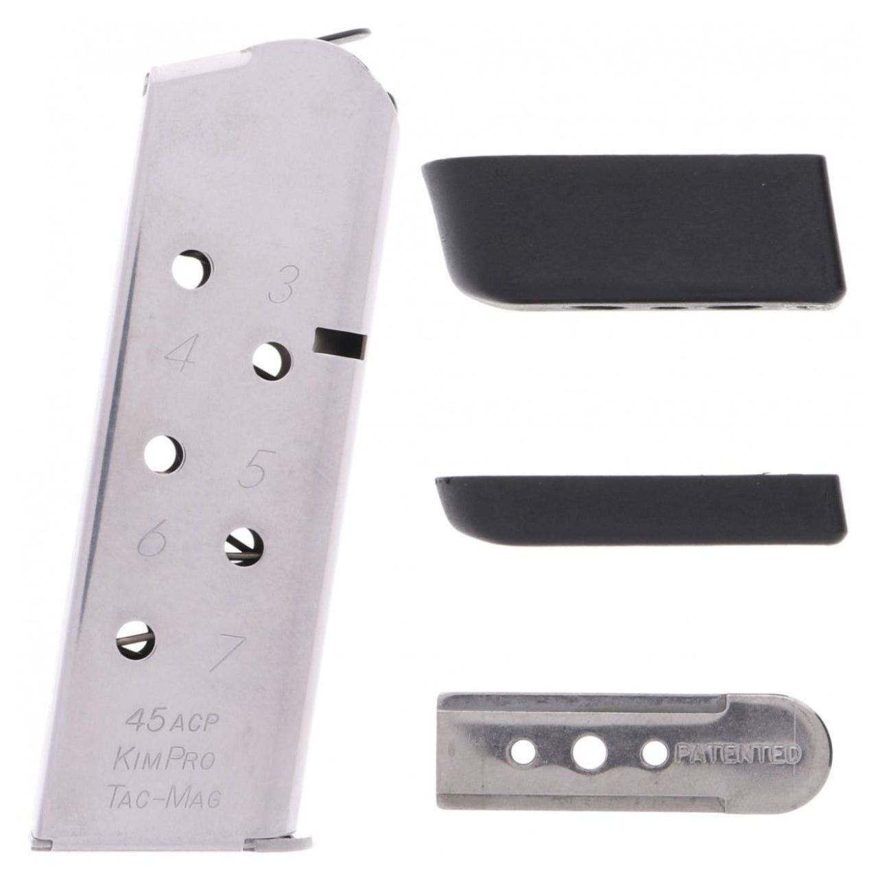 Kimber Compact KimPro Tac-Mag, stainless, 7RD, .45 ACP, Interchgble pads